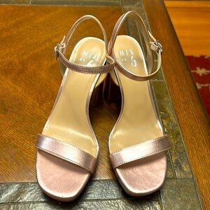 Mix No 6 Pink Chrome Heels